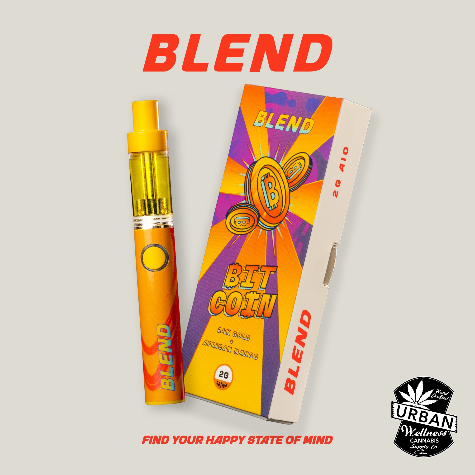Shop Blend - AIO - Bitcoin - 2g | Urban Wellness - Paradise Dispensary  Albuquerque, NM