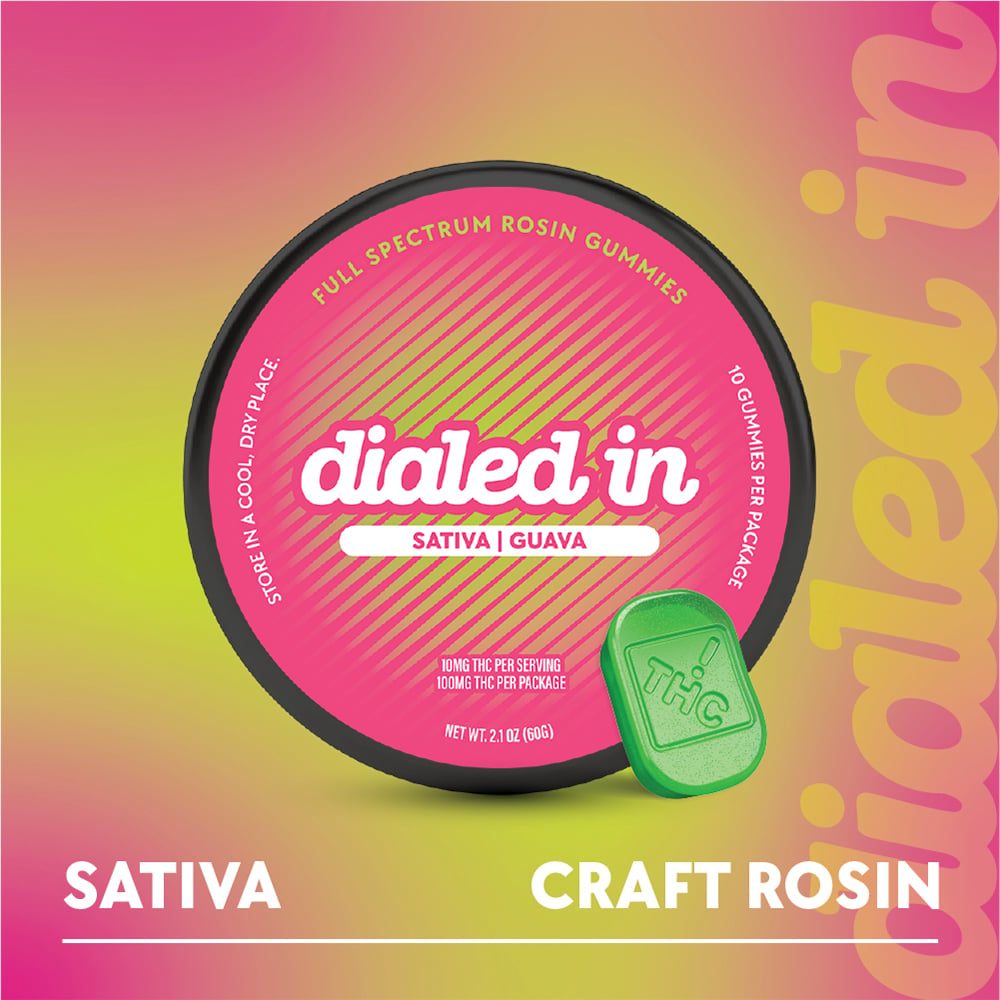 100mg - Guava - Rosin Gummies (10pk)