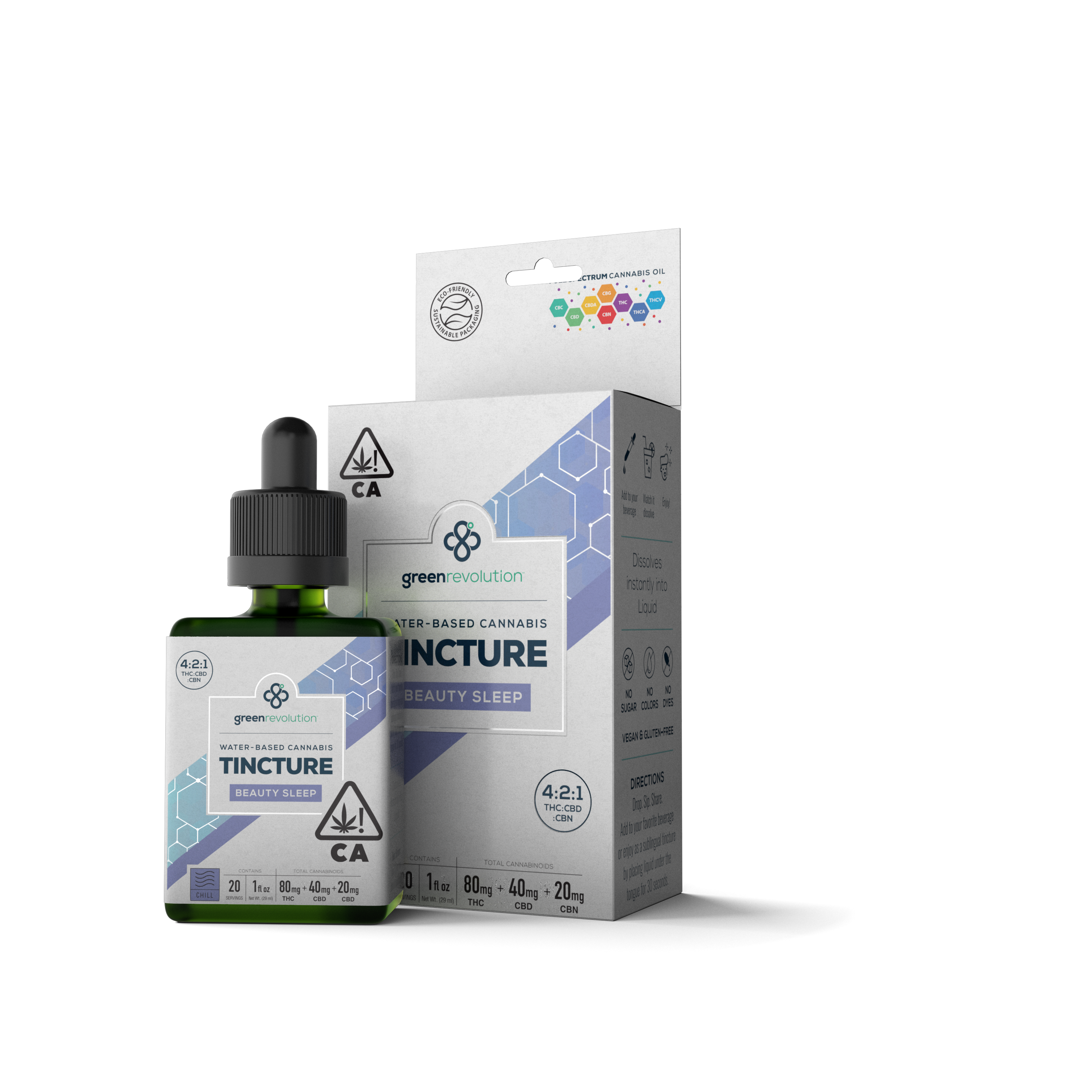 4:2:1 Beauty Sleep Water Tincture 140mg