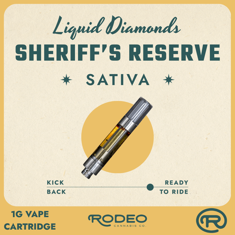 Rodeo Liquid Diamonds Sheriff's Reserve (S) 1g Vape (C0070000595)