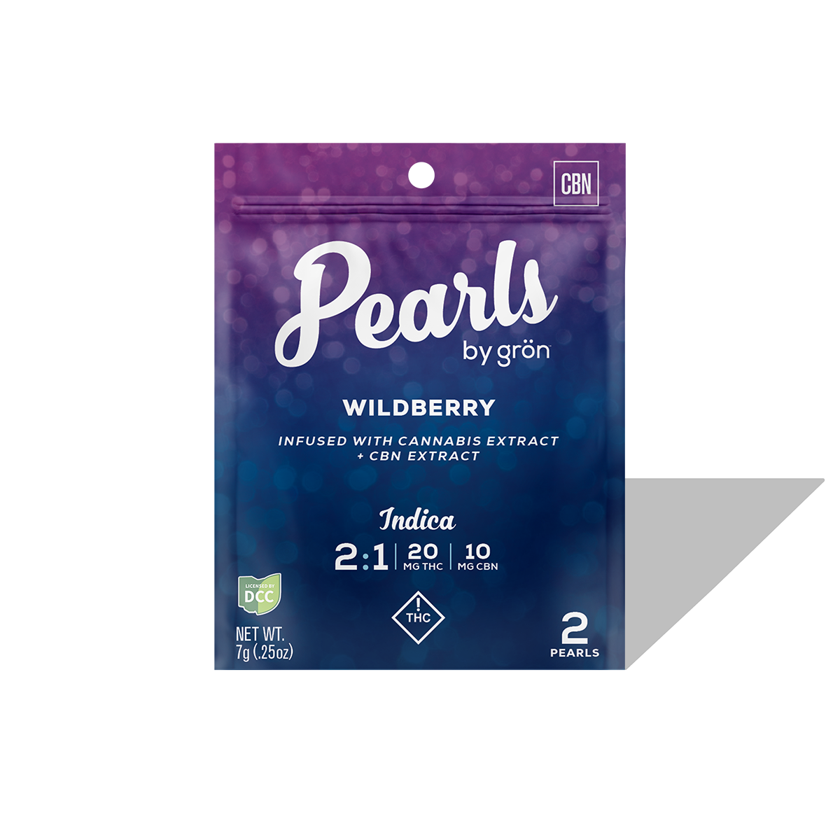 GRON - WILDBERRY 2:1 THC/CBN - GUMMIES - [20MG THC / 10MG CBN] - 2PK - INDICA