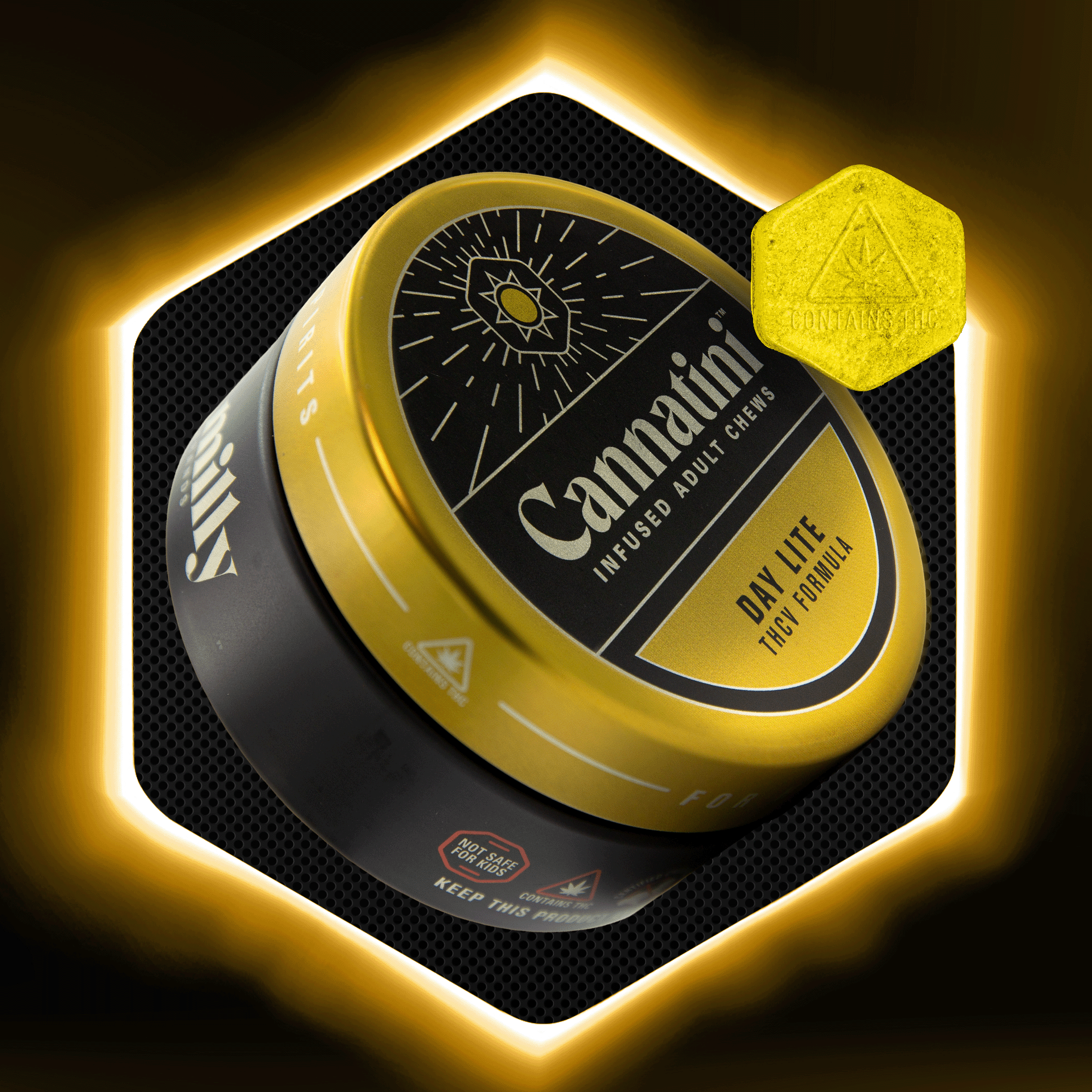 11 RSOTHCv Sunrise Peach Tequila [20pk] (100mg) Cannatini RSO Gummies Jane