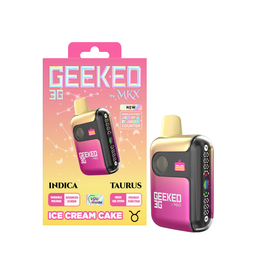 Shop Geeked 3G Disposable by MKX | Ice Cream Cake | Prosper