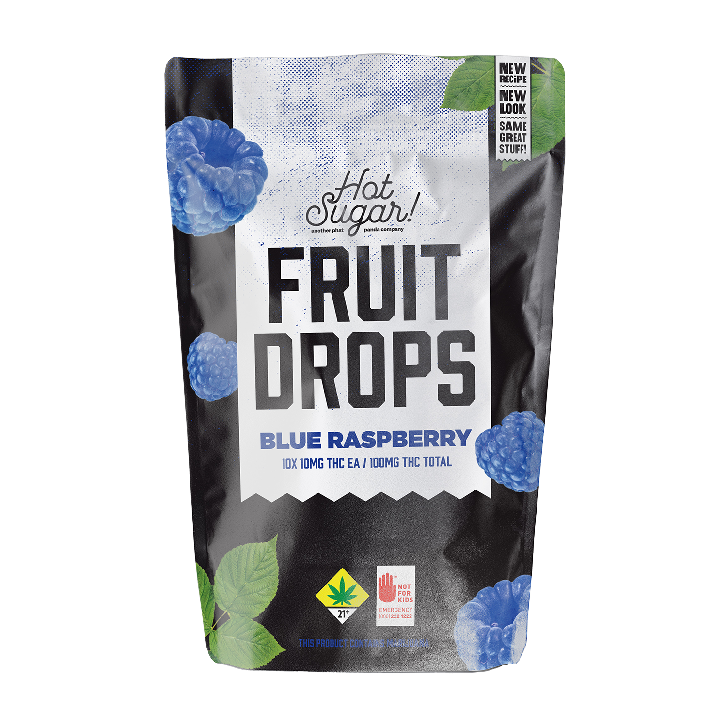 1:1 Blue Raspberry [10pk] (100mg CBD/100mg THC)