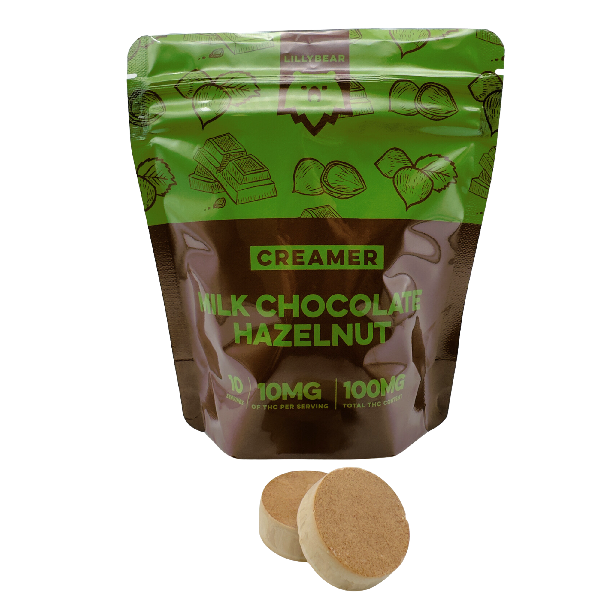 Shop Milk Chocolate Hazelnut [10pk] (100mg) | Adult Use Cannabis