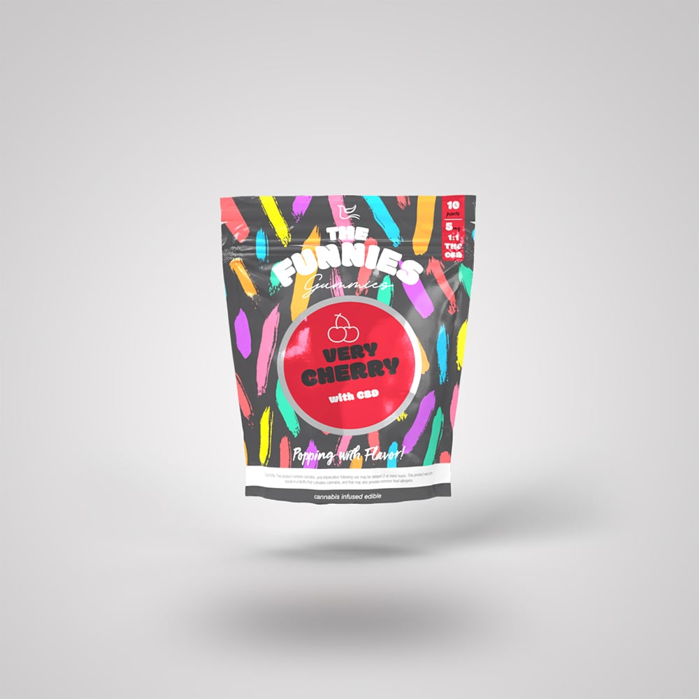 The Funnies -- Very Cherry -- Gummies 10 Pack -- 50mg
