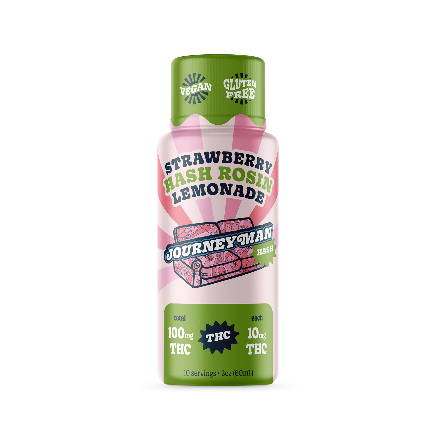 Strawberry Hash Rosin Lemonade [2oz] (100mg)