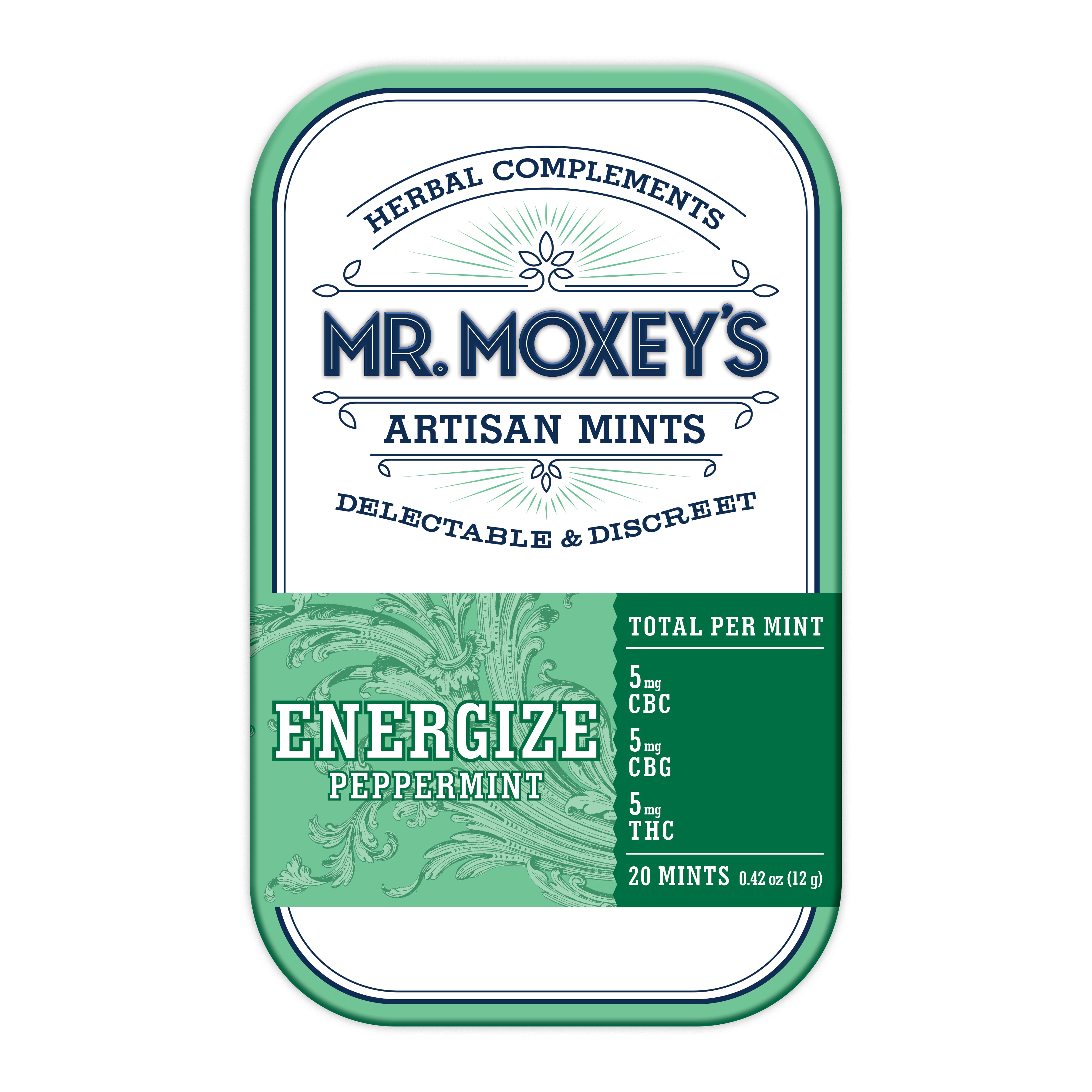 Energize 1:1:1 CBC + CBG Peppermint Mint (100mg CBC/100mg CBG/100mg THC)