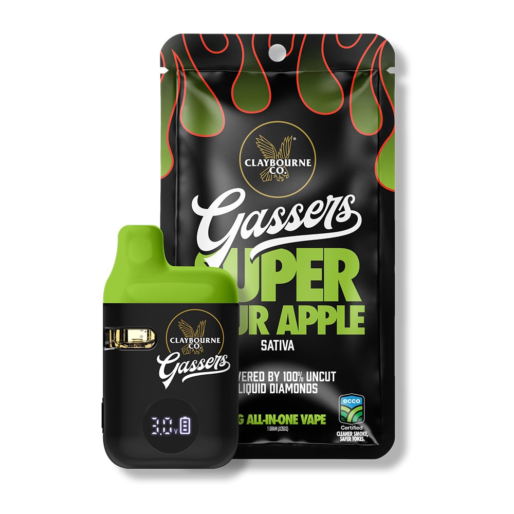 Super Sour Apple (1g) - Gassers All-In-One Liquid Diamonds Vape Super Sour Apple (1g) - Gassers All-In-One Liquid Diamonds Vape