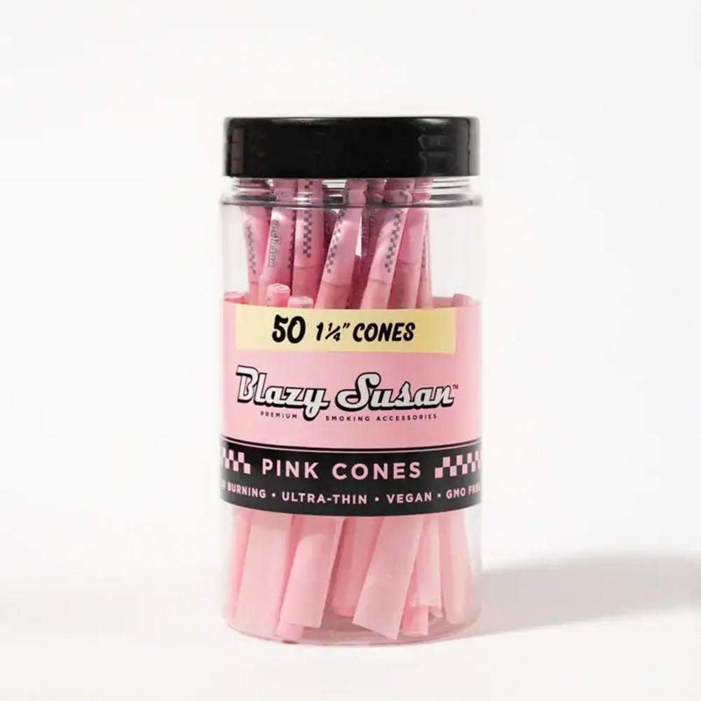 Blazy Susan Pink Cones - 50 Count