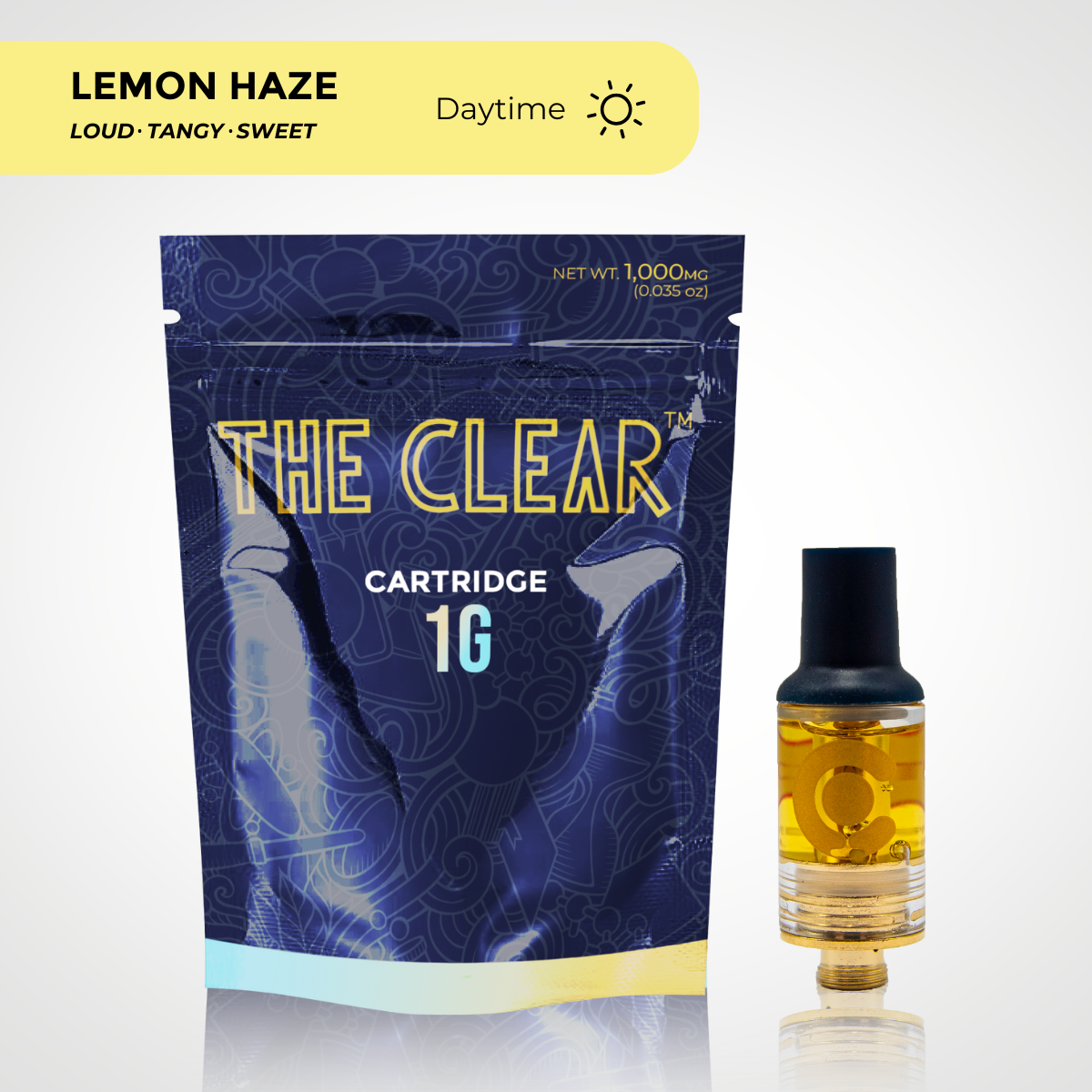 The Clear Original Cartridge 1000mg | Lemon Haze