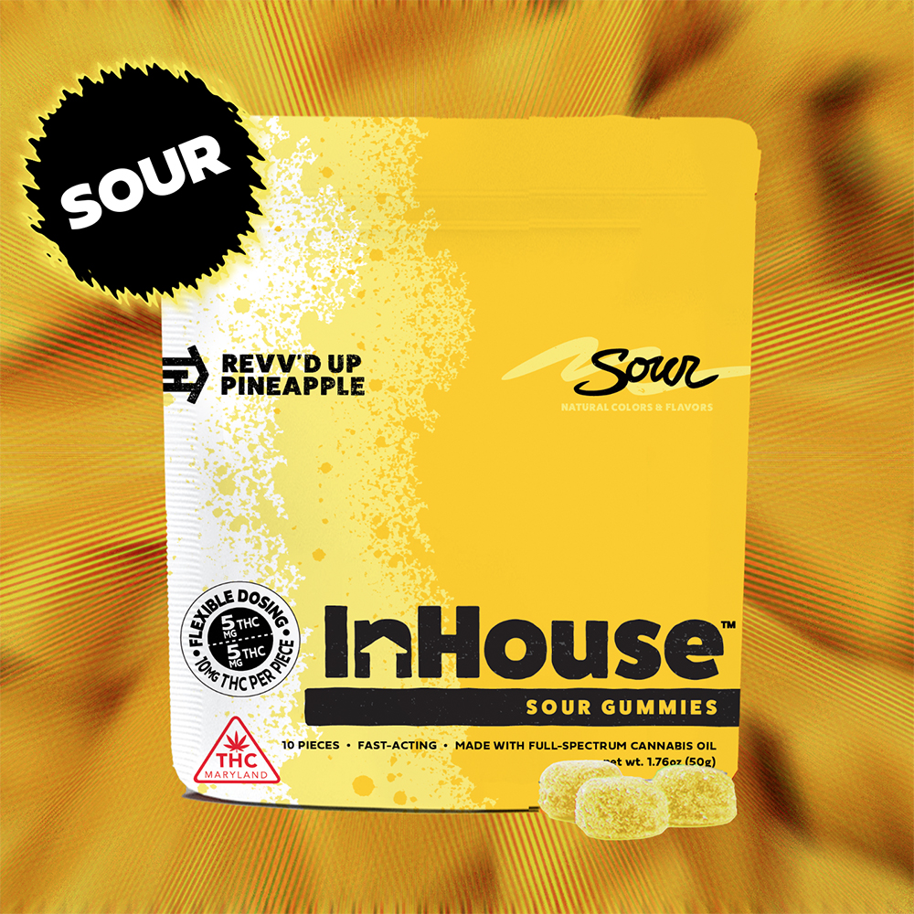 Revv'd Up Sour Pineapple [10pk] (100mg)