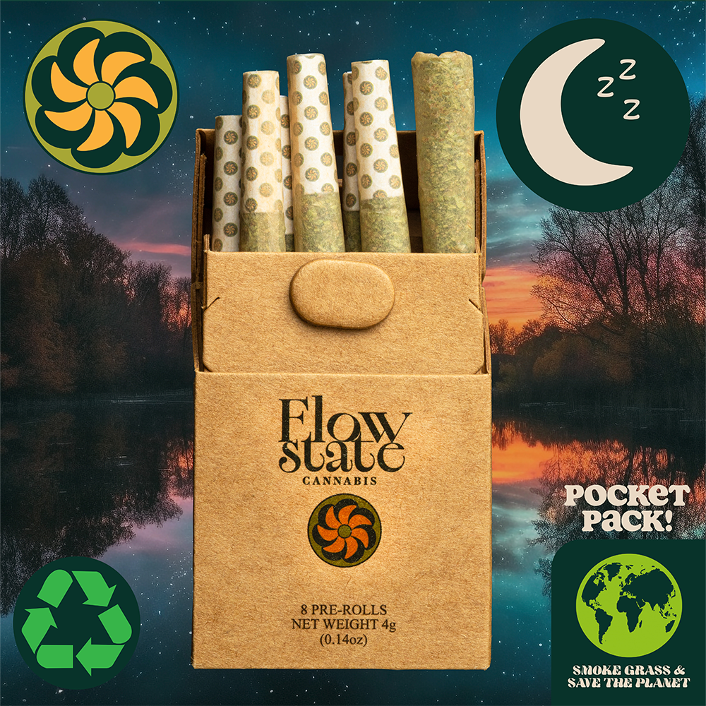 Flow State - I-95 Ckies (I) 0.5g Pre-Rolls 8pk (4g) C0040002206
