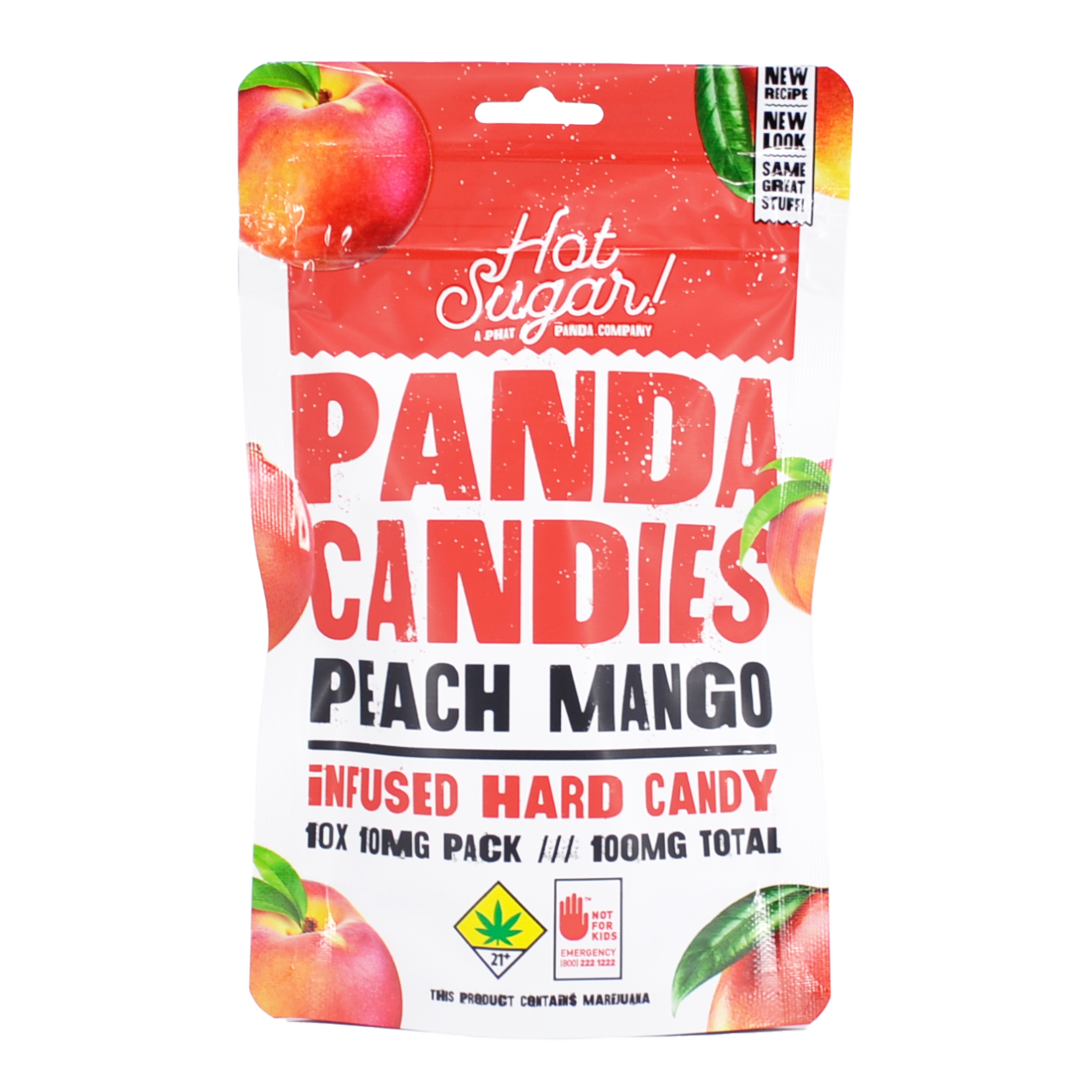 Peach Mango Gummy Coins 100mg 20-pack
