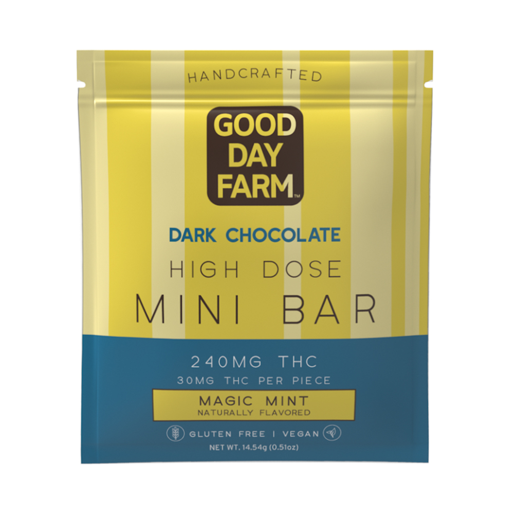 Magic Mint Dark Chocolate (240mg THC / 8 pieces) 