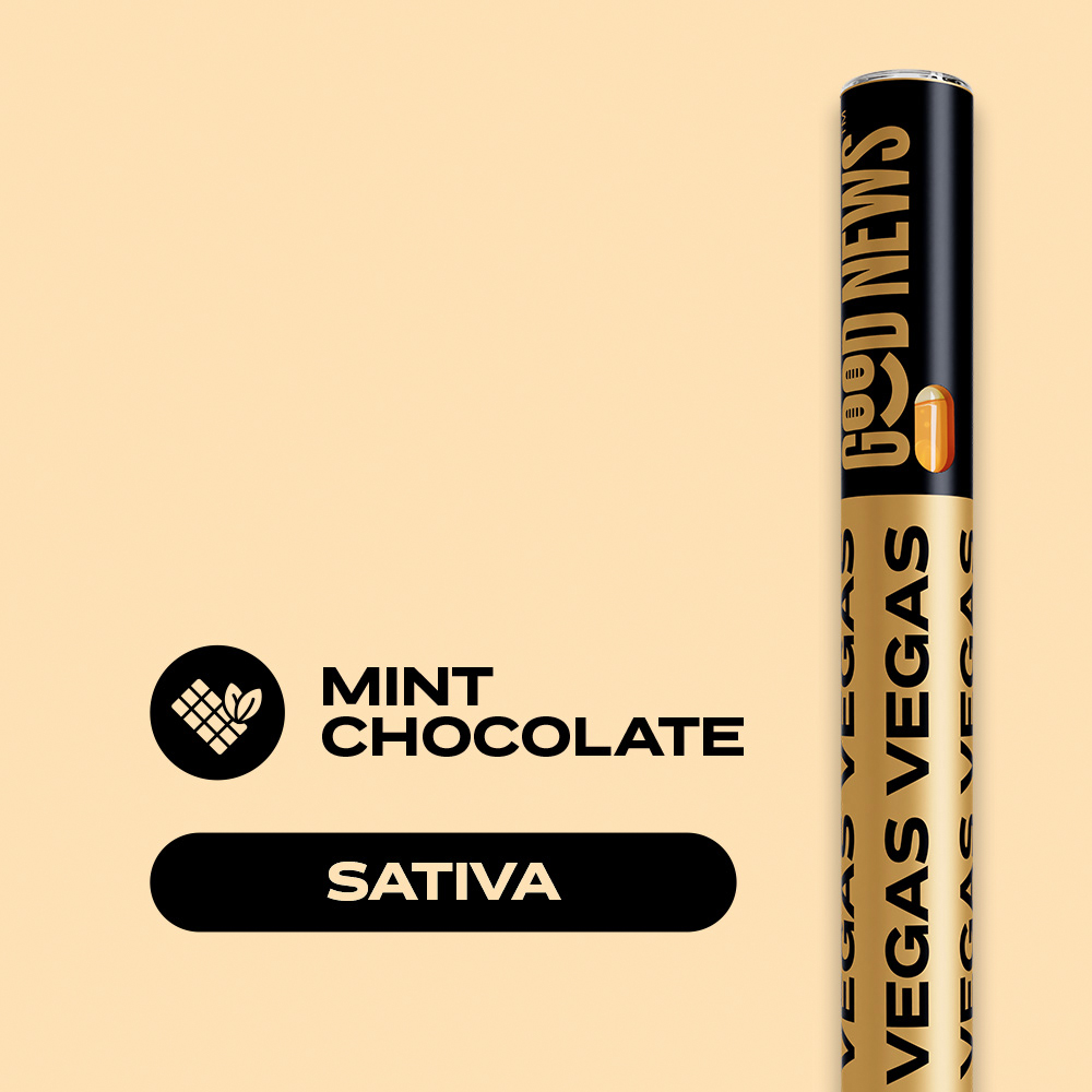 Shop VEGAS: Mint Chocolate Vape Pen [500mg] | BEYOND / HELLO