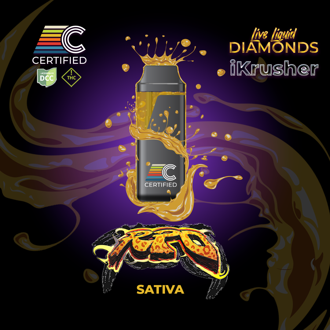 CULTIVATORS - RPO - LIVE LIQUID DIAMONDS IKRUSHER DISPOSABLE - [1G] - SATIVA
