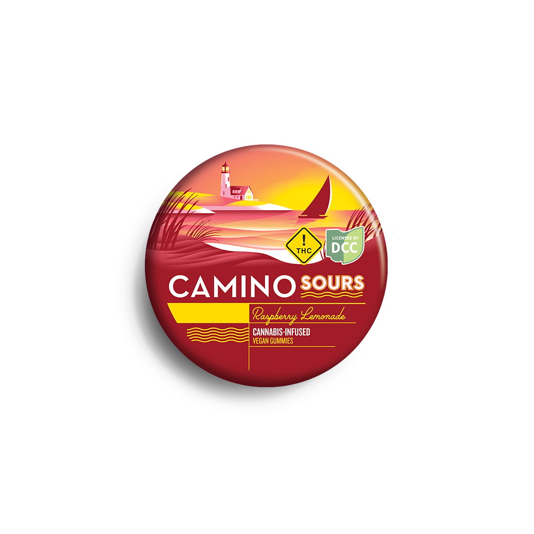 CAMINO - RASPBERRY LEMONADE SOURS - GUMMIES - [100MG] - 10PK