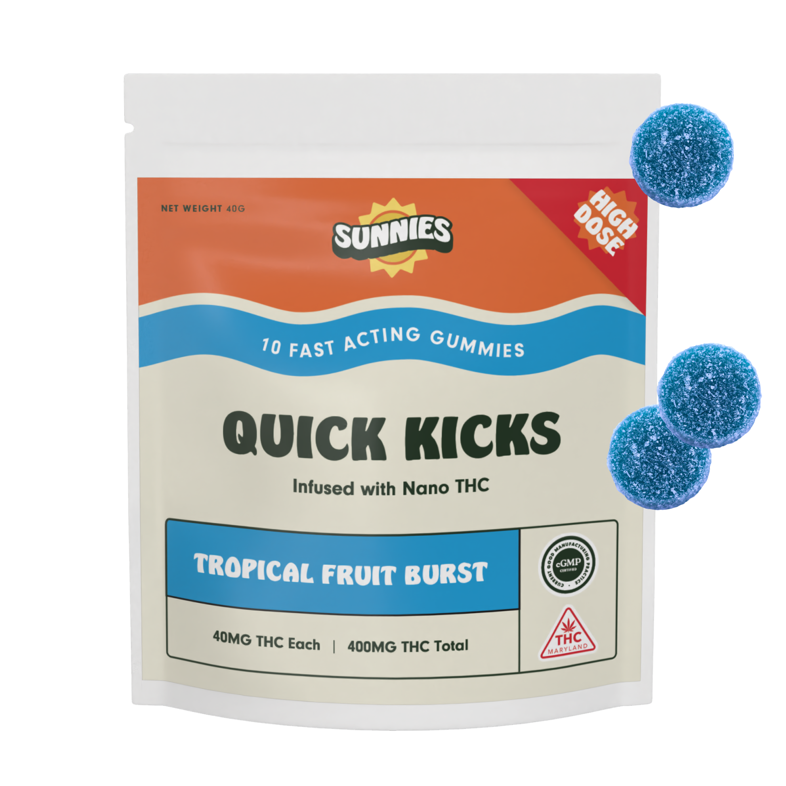 Tropical Fruit Burst [10pk] (400mg)