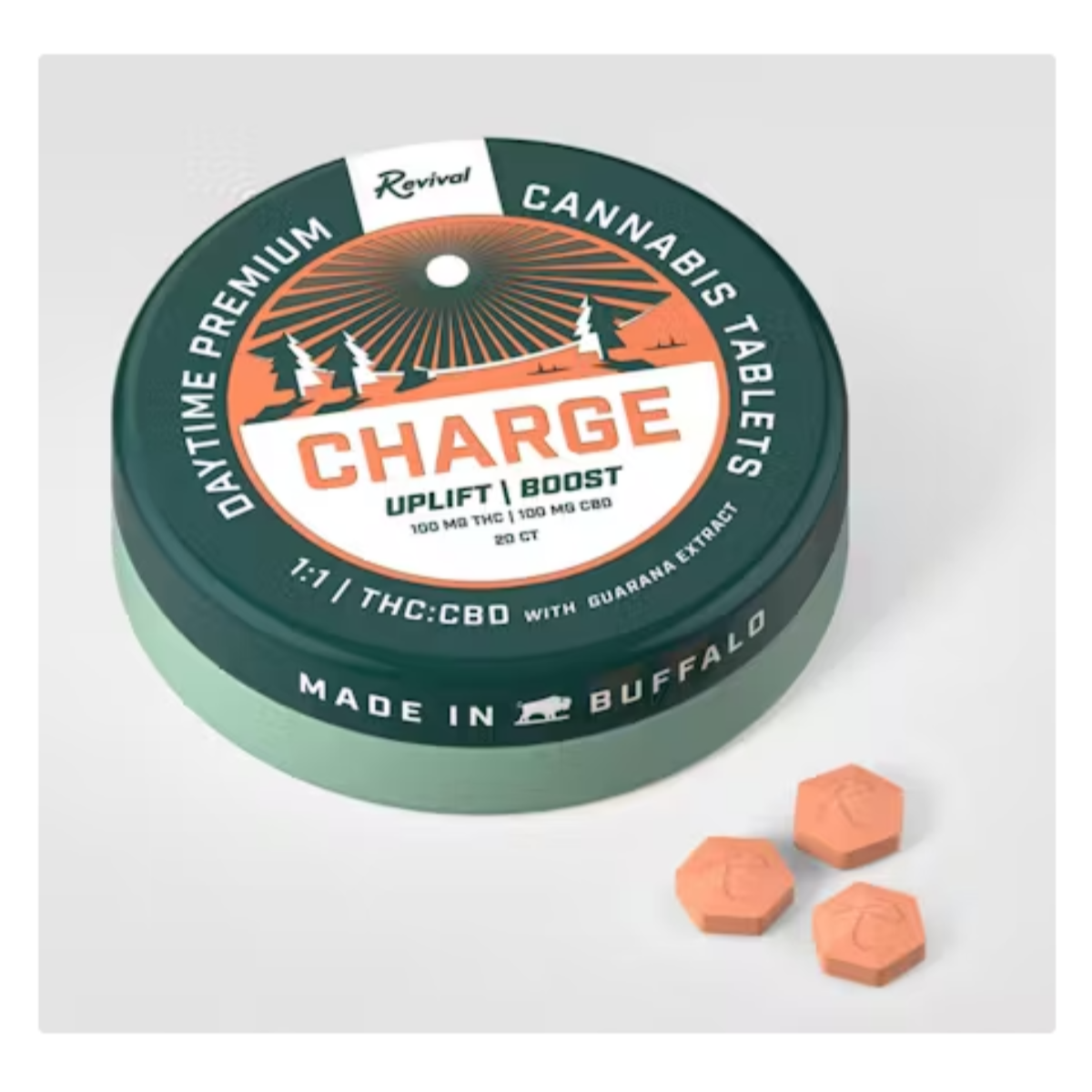 1:1 Charge [20pk] (100mgCBD/100mgTHC)