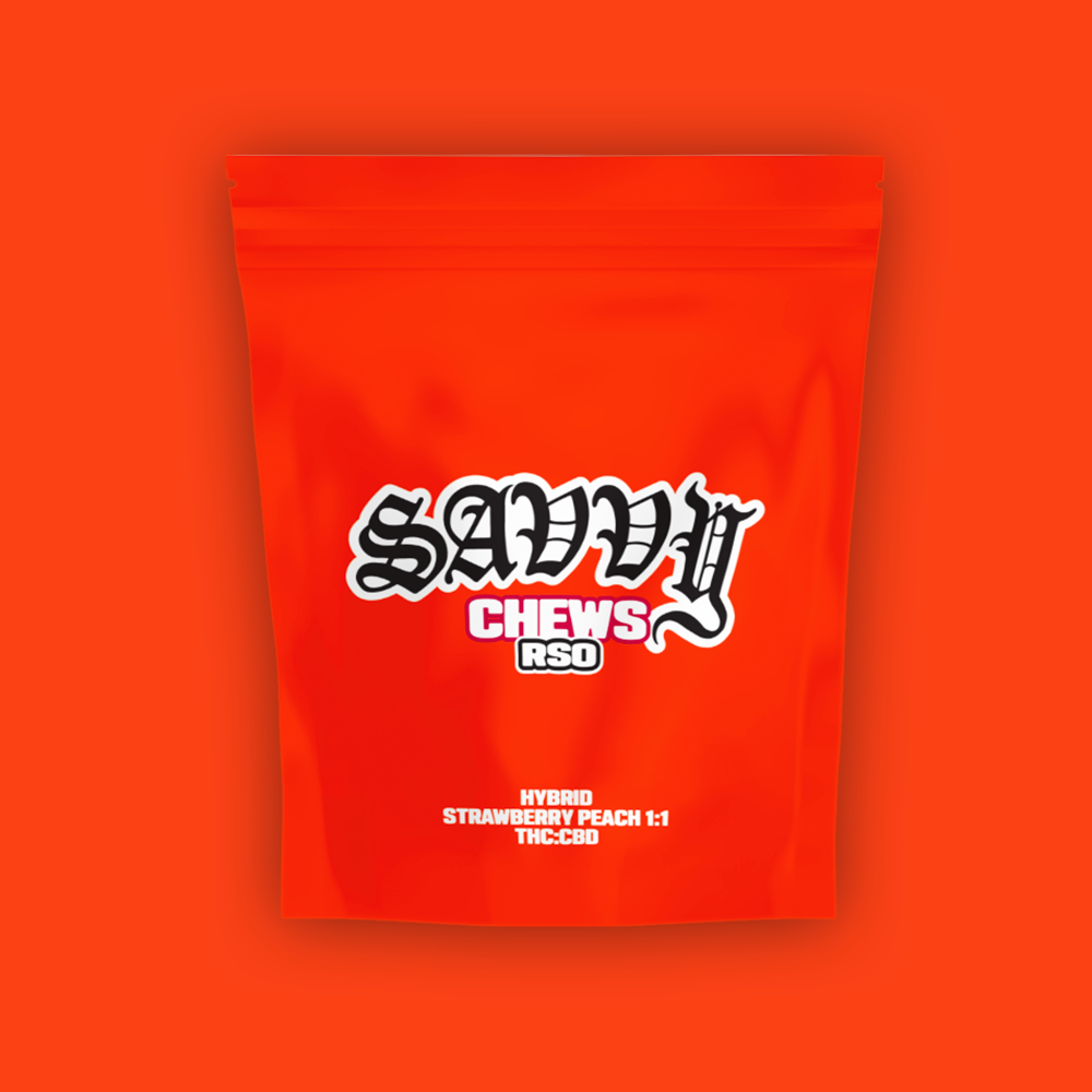 Strawberry Peach - [1pk] (100mgCBD/100mgTHC)
