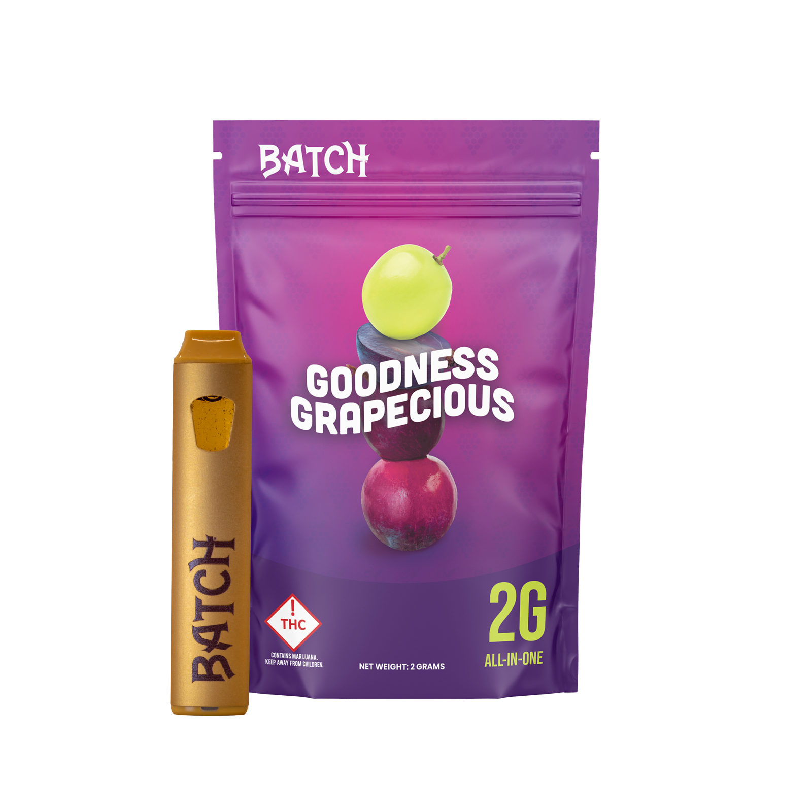 Batch | AIO | Flavors Goodness Grapecious | 2 g