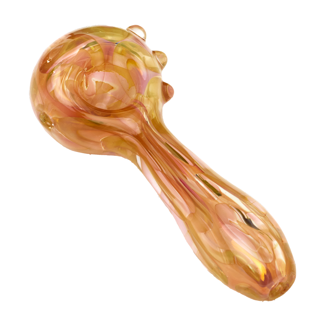 Spoon Pipe Model B - Gold Fumed