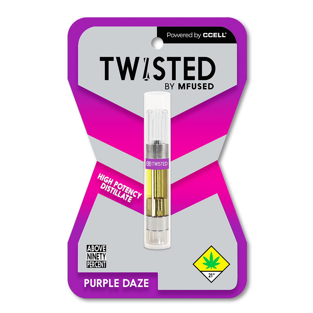 Purple Daze MFUSED Twisted Distillate Cartridge Jane