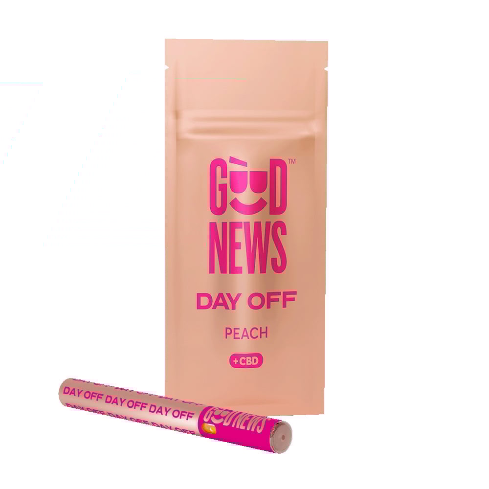 DAY OFF: Peach 1:2 CBD:THC Cartridge (500mg)
