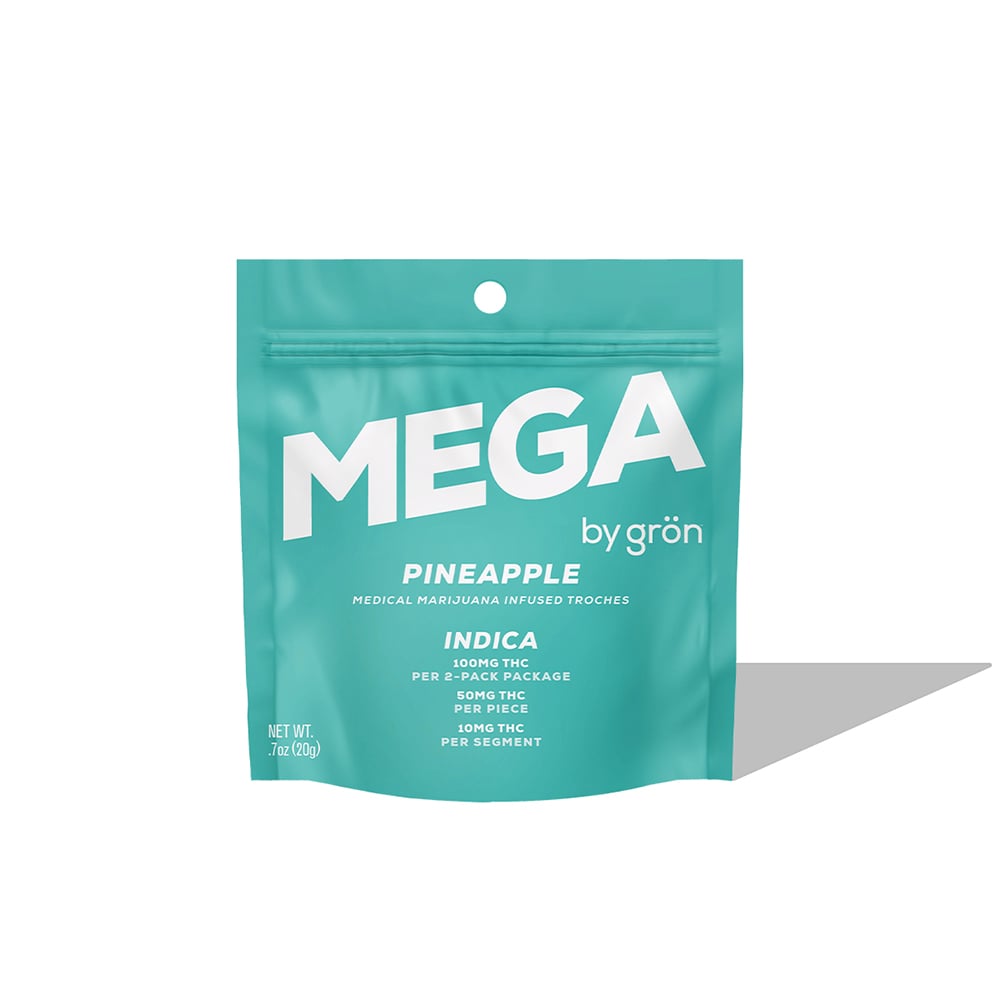 Shop Pineapple [2pk] (50mg THC/troche) | Organic Remedies - Enola