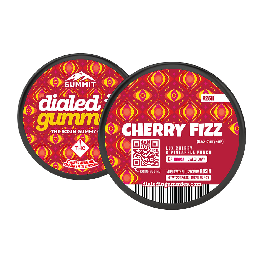Shop 100mg - Cherry Fizz #2511 - Rosin Gummies (10pk) | The