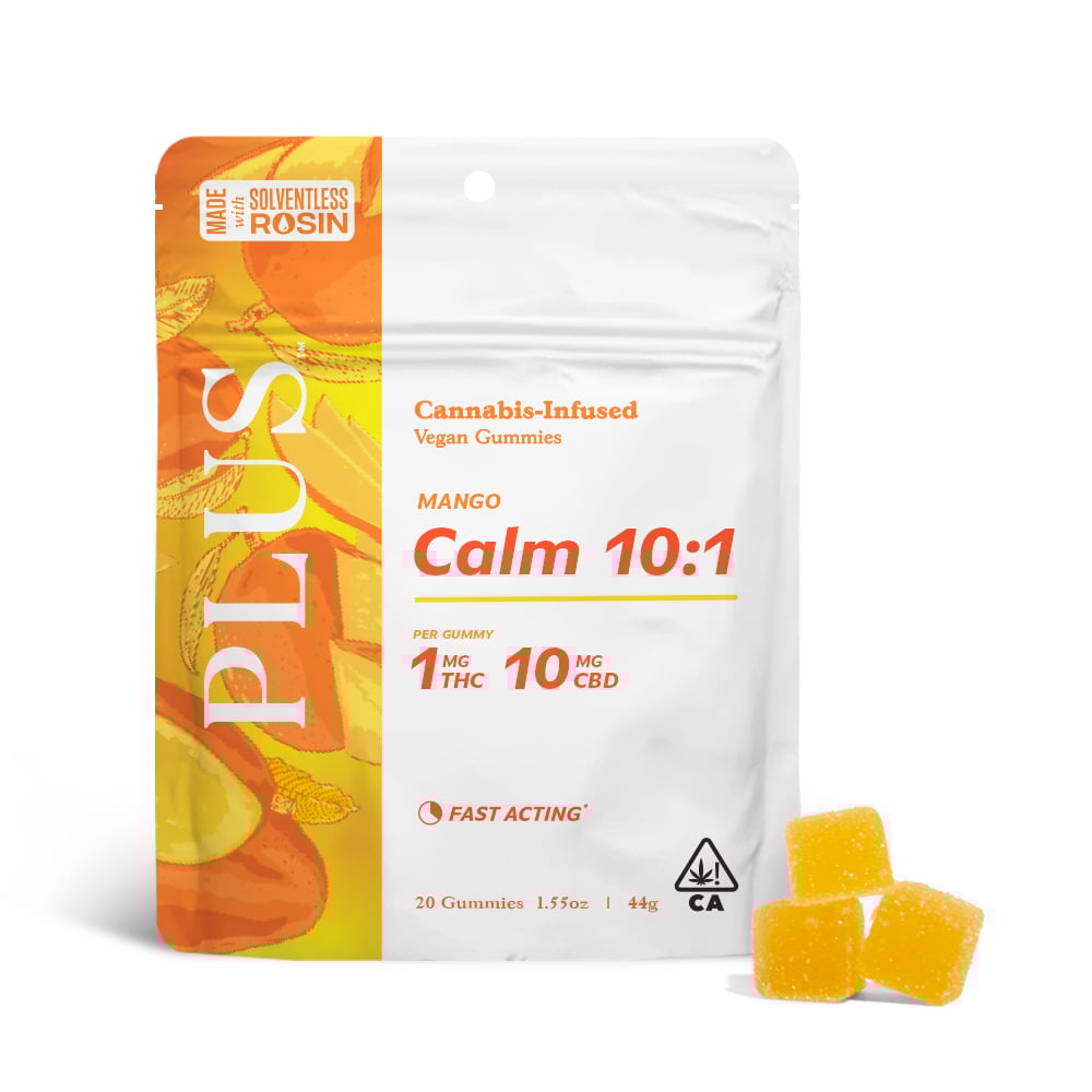 Mango Calm 10:1 Gummies [Solventless Rosin 20pk]