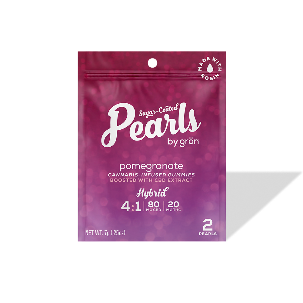 4:1 Pomegranate Pearls - Hybrid (80mg CBD/20mg THC) 4:1 Pomegranate Pearls - Hybrid (80mg CBD/20mg THC)