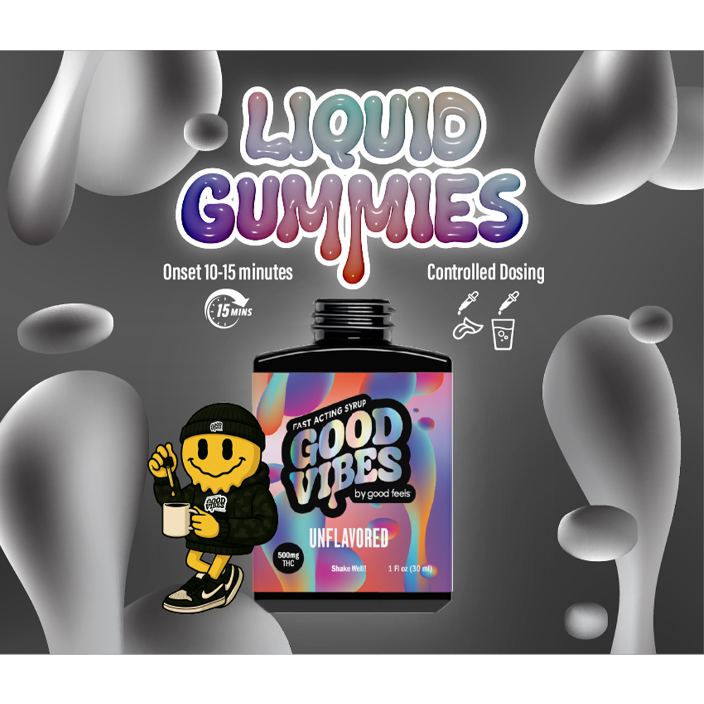 Good Vibes - Fast-Acting Unflavored Tincture Syrup (500mg)