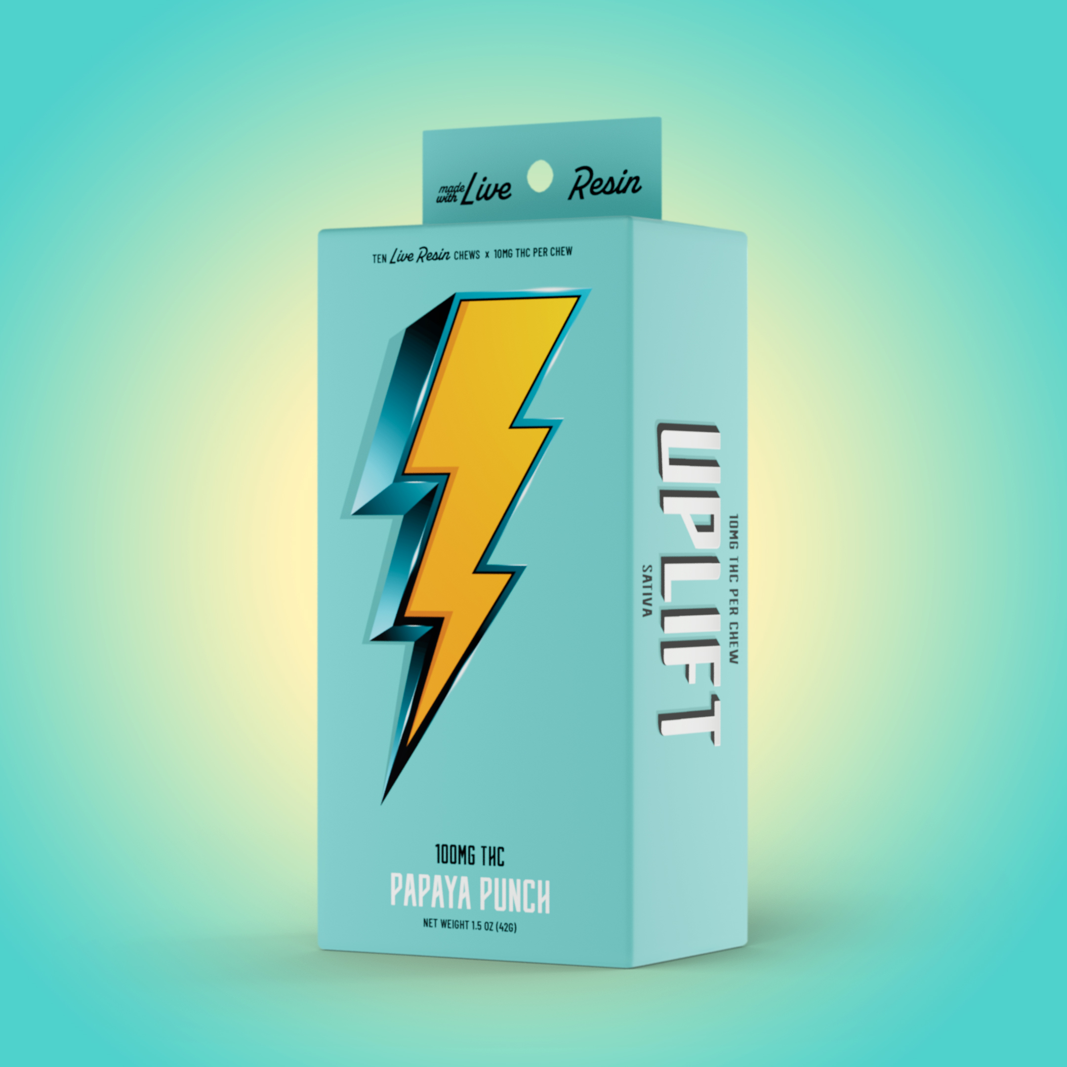 Tropical Papaya Punch Fruit Chews 100mg 10-pack