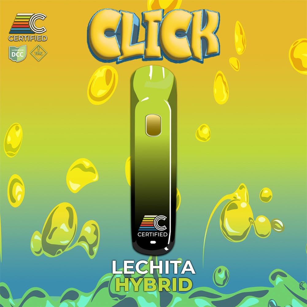 Certified Cultivators | Lechita (Distillate) CLICK Disposable | 1g | Hybrid