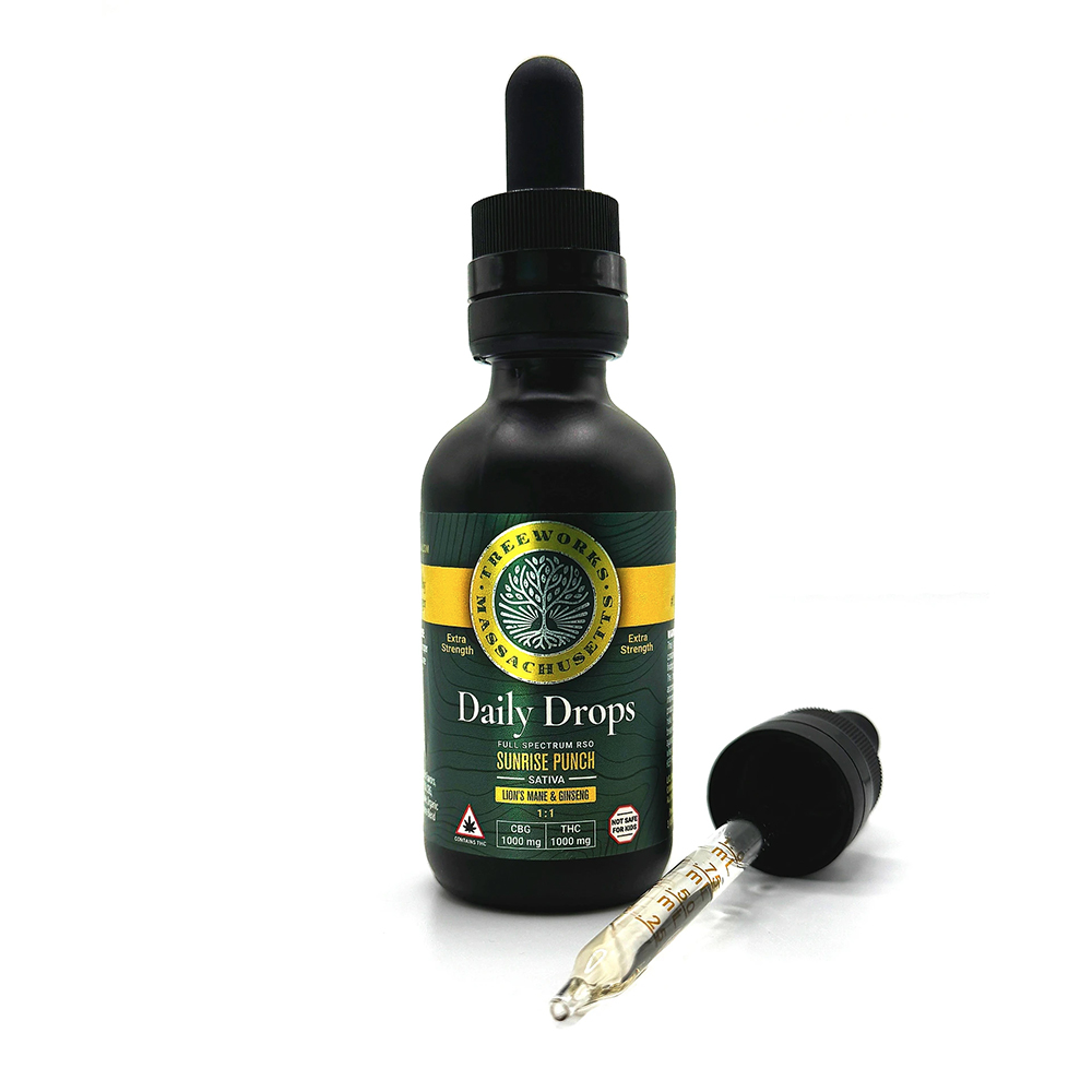 1000mg 1:1 Sunrise Punch Daily Drops (1000mg CBG | 1000mg THC)