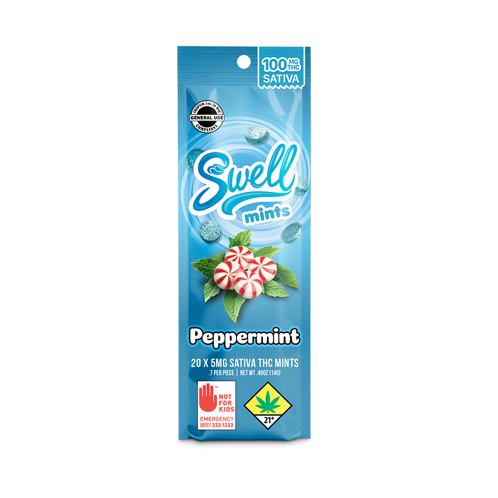 Peppermint Sativa Mints [20pk] (100mg)