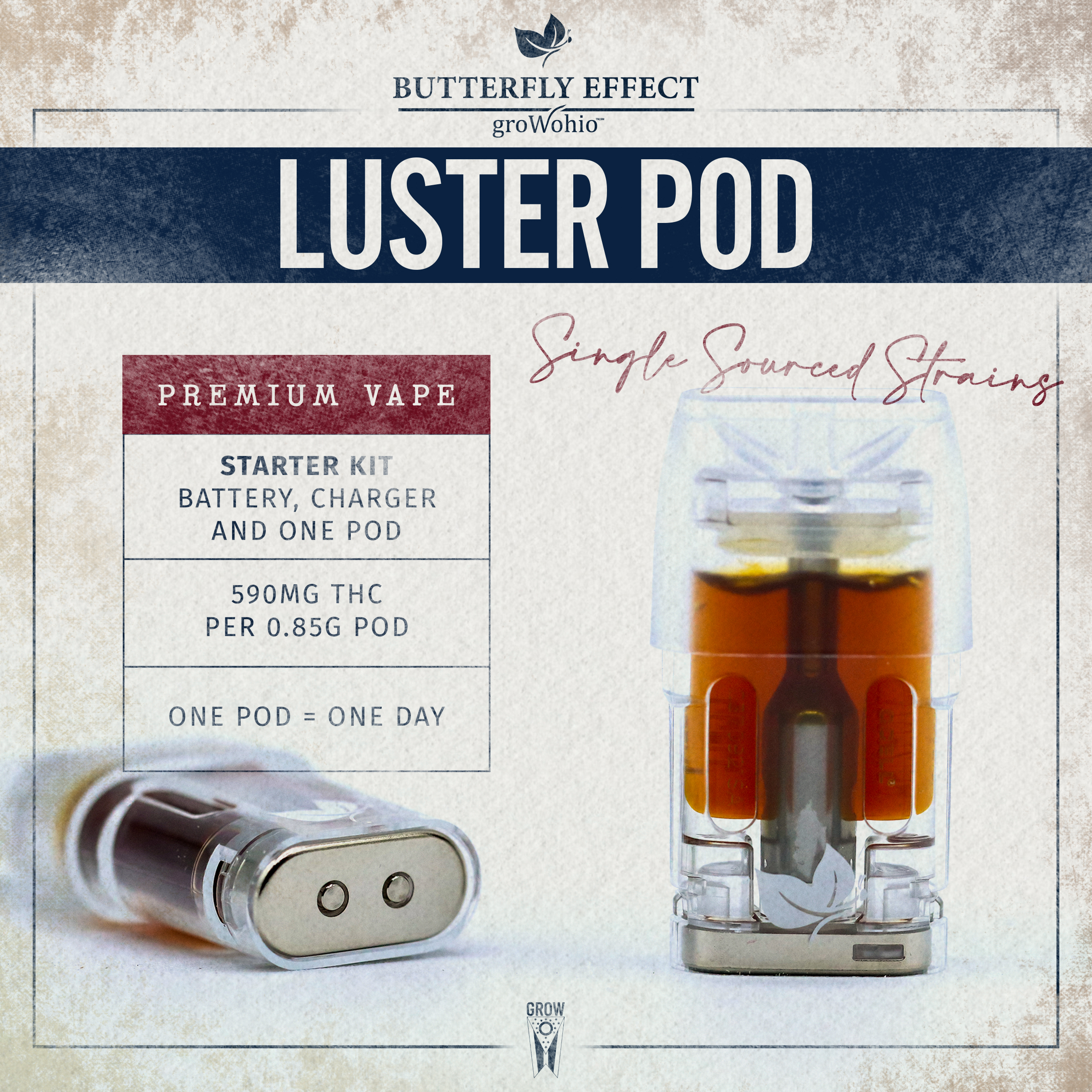 jupiter vape battery CCell Luster Oil Vape Pen - Pod Style Vape Pen