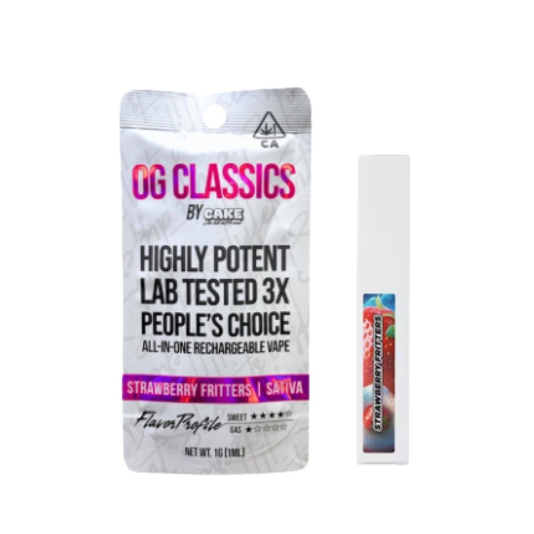 Strawberry Fritters [1000mg]