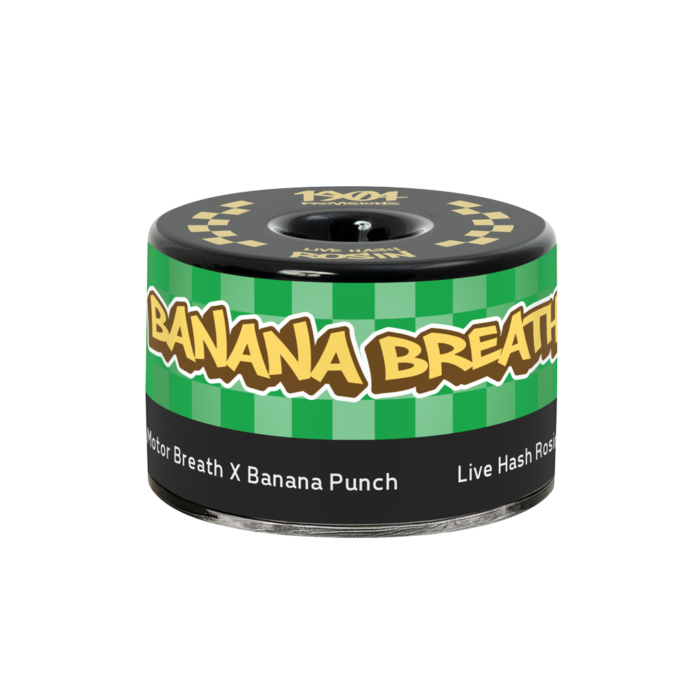 1904 Provisions | BANANA BREATH | Live Hash Rosin | Ice Water Hash | 1g