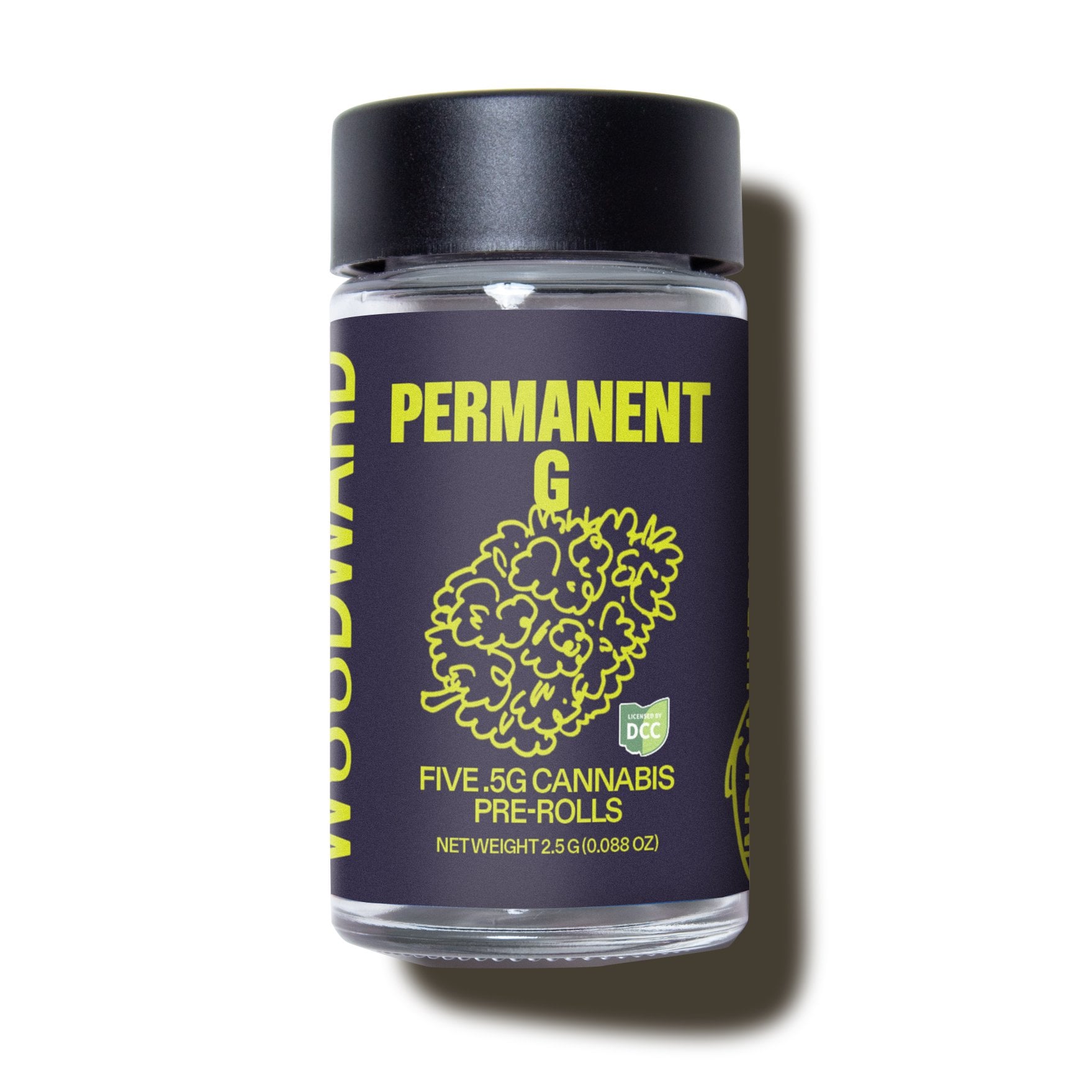 WOODWARD FINE CANNABIS - PERMANENT G - PREROLL - [2.5G] - 5PK - INDICA