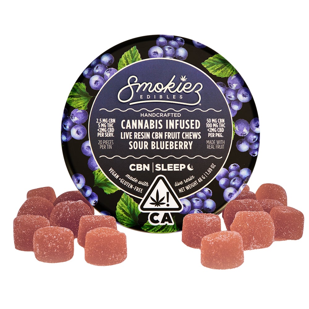 1:2 CBN Sour Blueberry [20pk] (100mg THC/50mg CBN)