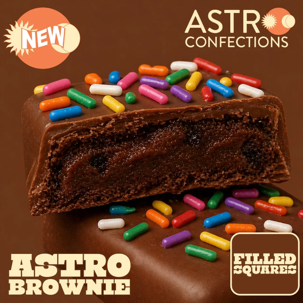 Astro Confections - Brownie Batter (H) Milk Chocolate Squares (4.9mg 10pk) C0130000153