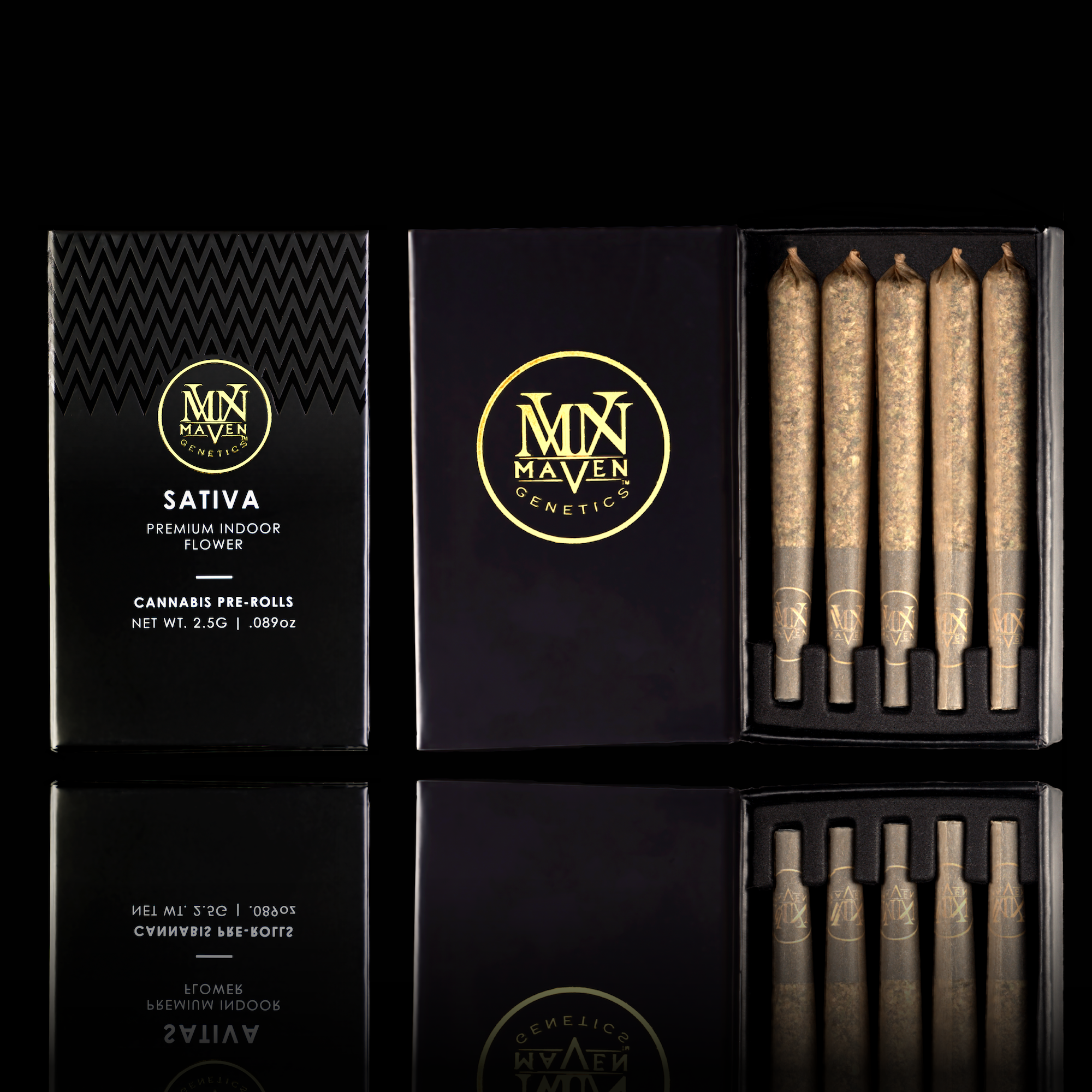 Orange Sapphire Pre-Roll 5-Pack [2.5g]