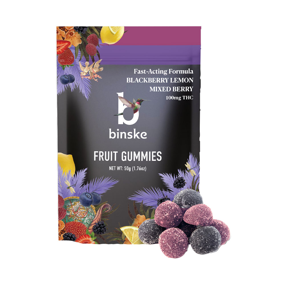 Blackberry Lemon/Mixed Berry Fruit Gummies (100mg)