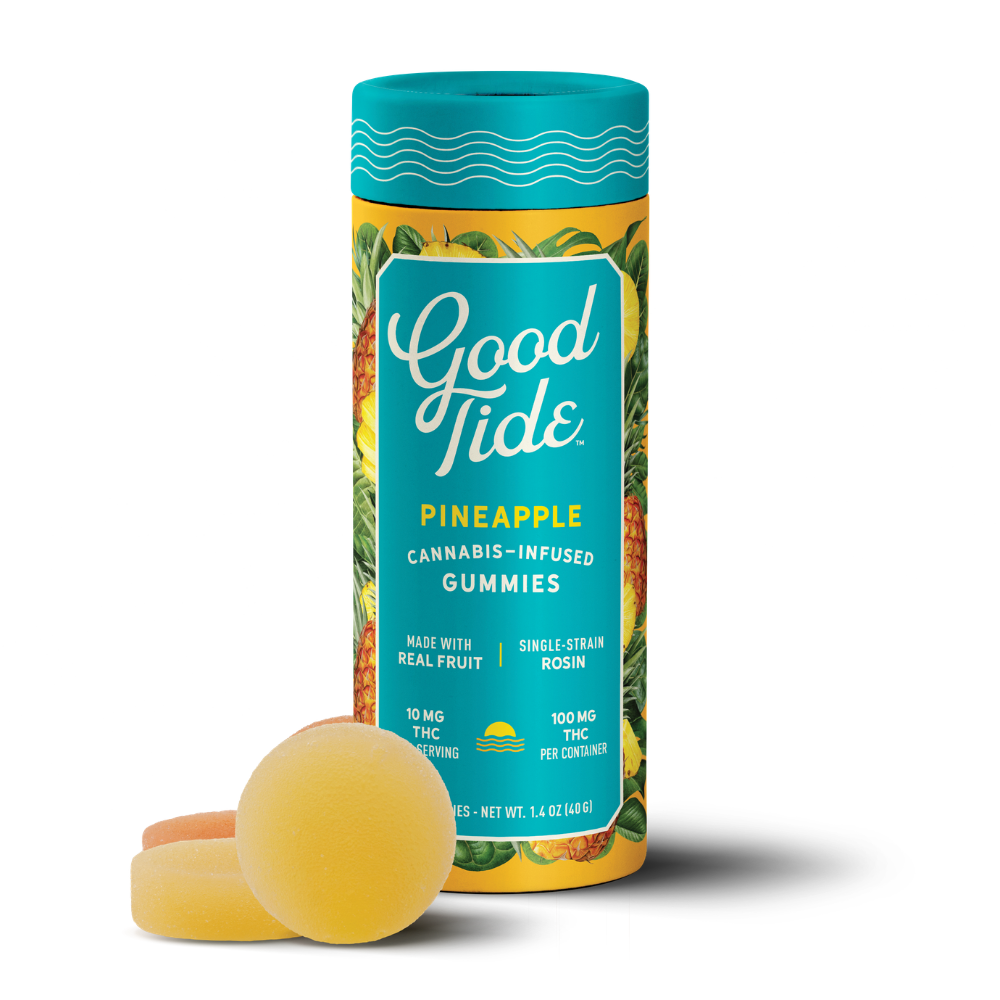 Pineapple Single-Strain Rosin Gummies | Uplifting | 100mg