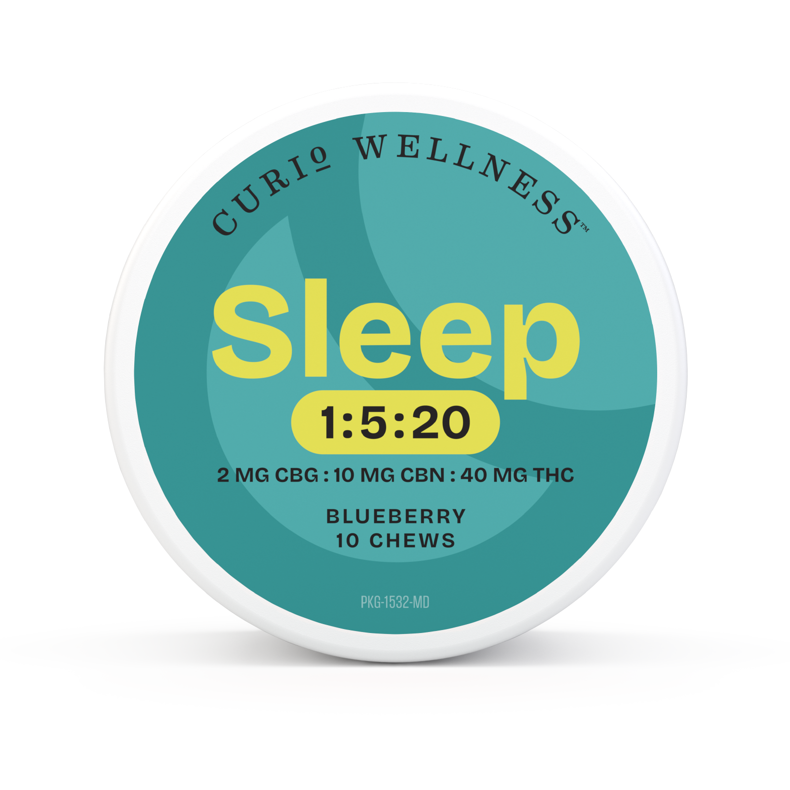 Sleep | 1:5:20  Extra Strength Chews | Blueberry [10pk] (20mg CBG/100mg CBN/400mg THC)
