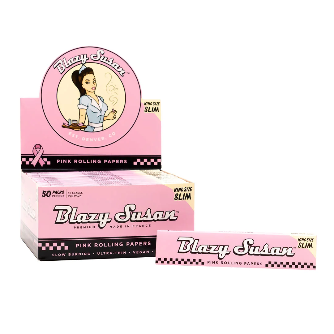Pink Rolling Papers King Size Slim