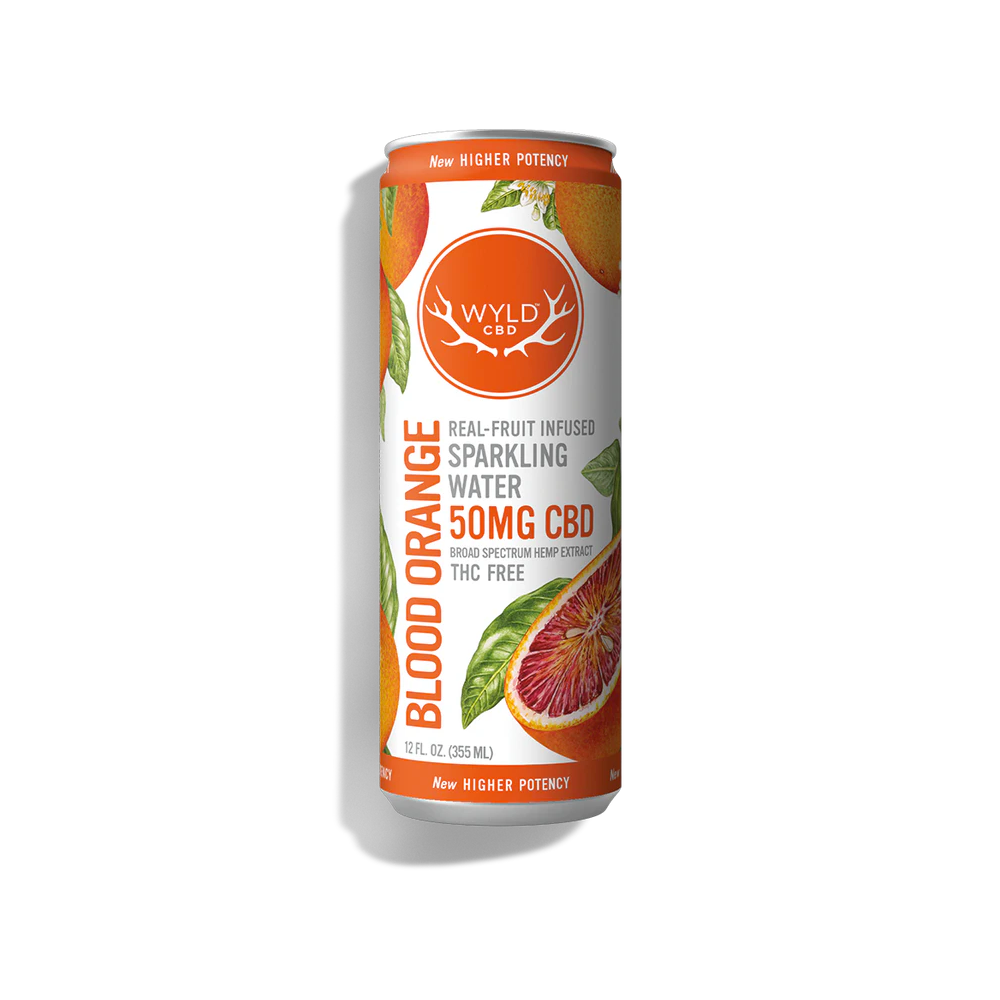 50mg Blood Orange CBD Sparkling Water